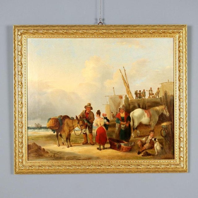 Fish Seller, Oil on Canvas, Framed For Sale - Image 12 of 12