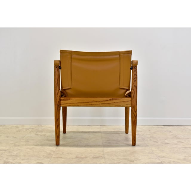 1960s Safari Chair for Brown Saltman Attributed to Douglas Heaslett For Sale - Image 10 of 12