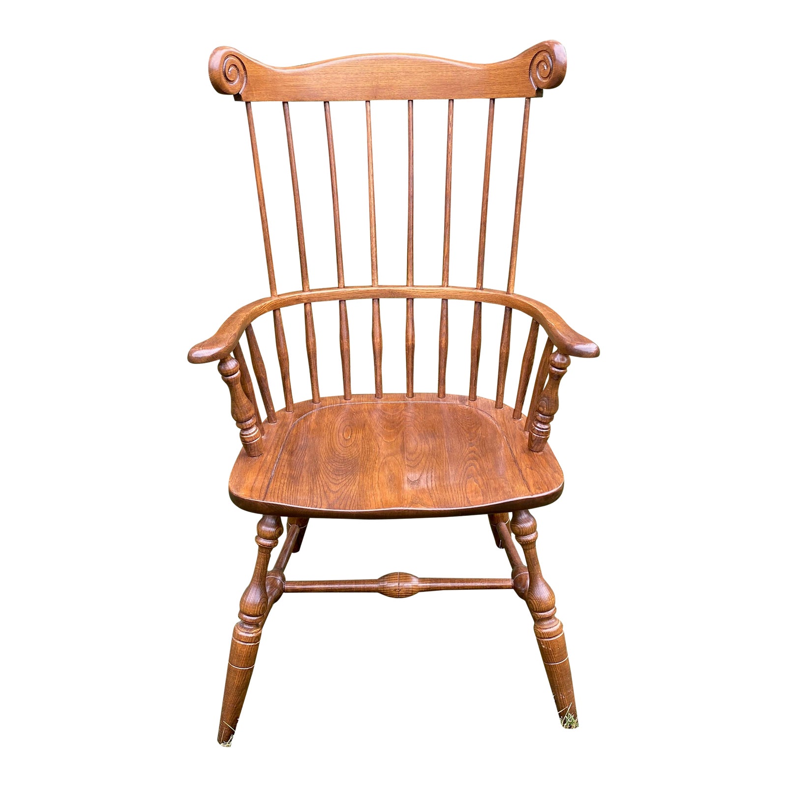 Vintage Nichols & Stone Co. Comb Back Windsor Chair Chairish