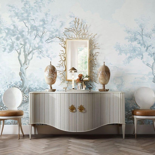 Not Yet Made - Made To Order New Antique White Buffett-Console For Sale - Image 5 of 11