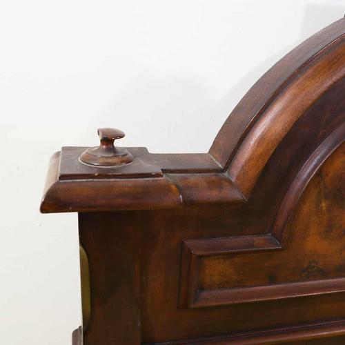2000 - 2009 Wooden Double Bed with Shaped Headboard and Turned Legs For Sale - Image 5 of 12