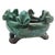 Vintage Majolica-Style Frog Lily Pad Planter Bowl, 7" Diameter For Sale - Image 4 of 10