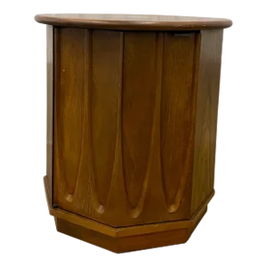 1970s Broyhill Brasilia Style End Table