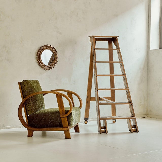 19th Century Italian Walnut Library Ladder For Sale - Image 10 of 18