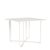 A free flowing frame design and transitional glass tabletop define the Walter Lamb Aluminum 20" Round Occasional Table....
