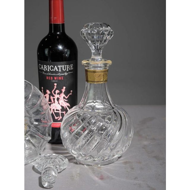 French Original Rémy Martin Cognac Empty Decanter With Box & Certificate, C. 1981 For Sale - Image 3 of 4