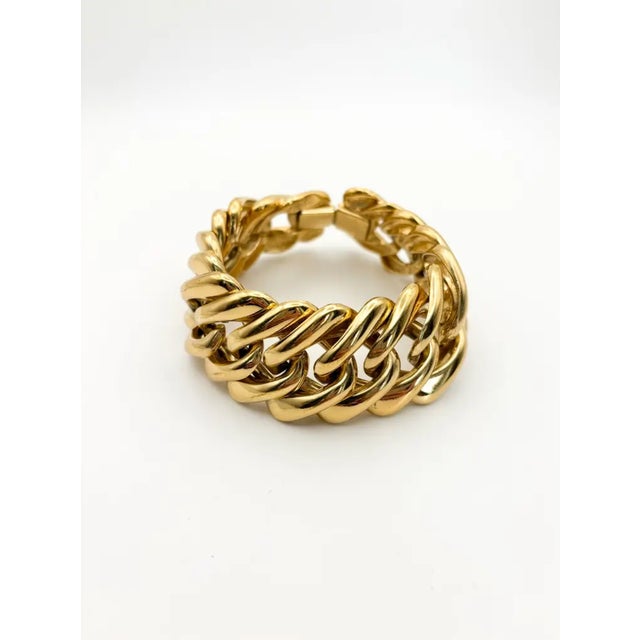 Metal Vintage Bracelet by Yves Saint Laurent, 1980s For Sale - Image 7 of 8