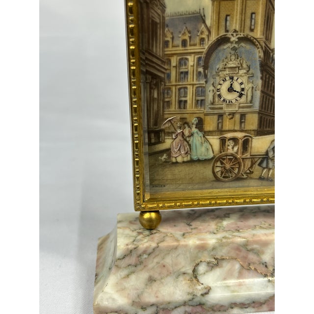 This extraordinary table clock by Didisheim Goldschmidt & Fils, circa 1930, is a testament to the Swiss watchmaker’s...