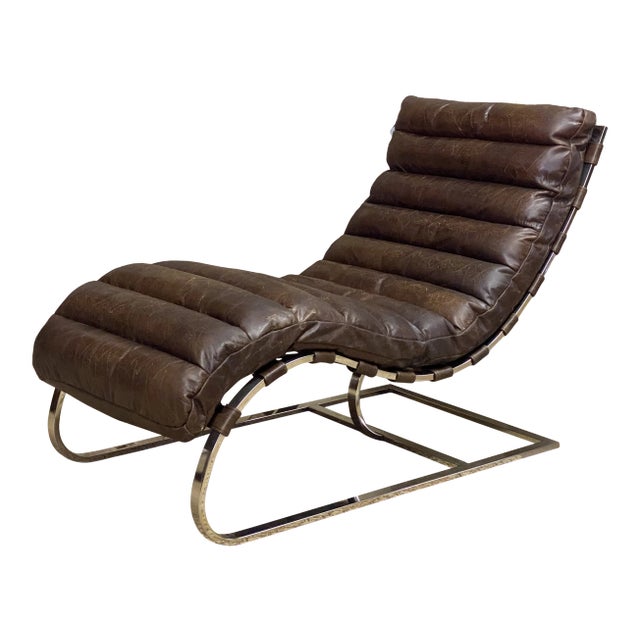 Timothy Oulton Oviedo Modern Leather Chair For Sale