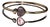 Late 20th Century Chopard Happy Hearts Tahitian Mother-of-Pearl Diamond 18k Rose Gold Bangle For Sale