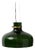 Antique French Green Glass Hanging Lamp For Sale