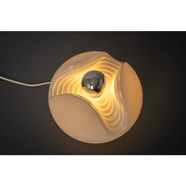 Glass Table Light by Koch & Lowy for Peill & Putzler, Germany, 1970s For Sale - Image 13 of 14