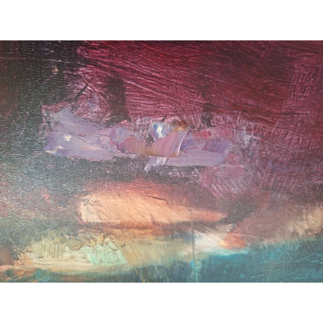 Cerulean Venus by Henry Ascencio 1996 Limited Edition #49/75 Embellished Giclee on Canvas Contemporary Art Figurative Female Form Nude Abstract Expressionism For Sale - Image 8 of 8