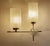Gold Mid-Century Modern French Glass Sconces, 1960s, Set of 2 For Sale - Image 8 of 18
