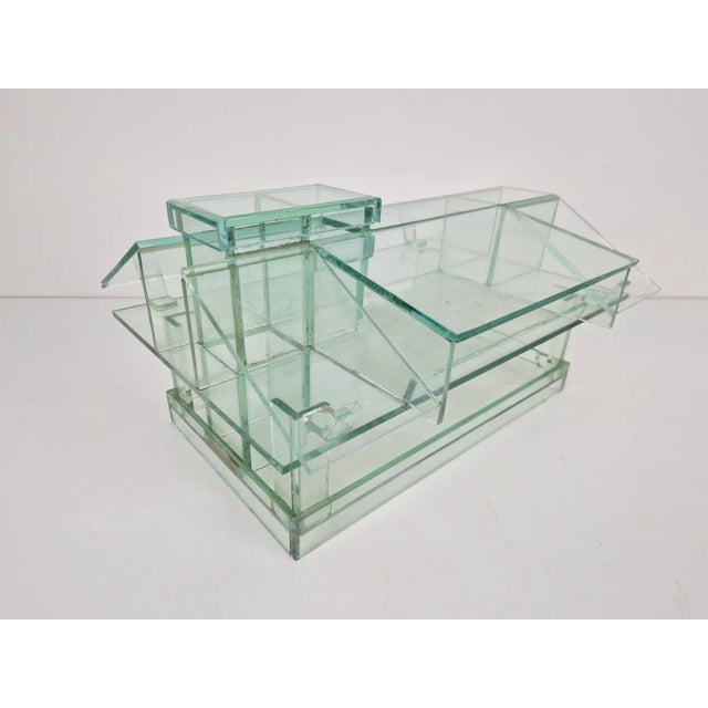 Vintage Modernist Architectural Model of Glass House, 1970s For Sale - Image 6 of 13