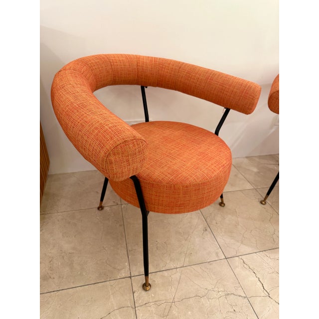 Mid-Century Modern Armchairs by Ipe Bologne, Italy, 1950s For Sale - Image 4 of 13