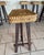 Wood Set of 6 Vintage French Wood and Hemp Bar Stools Attributed to Adrien Audoux and Frida Minet For Sale - Image 7 of 18