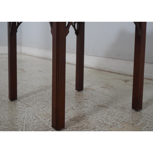 Wood Stickley Colonial Williamsburg Chippendale Mahogany Bedside Nightstand For Sale - Image 7 of 17