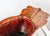 Amber 19th-Century Chinese Sumi-E Winged Ceremonial Elmwood Bowl For Sale - Image 8 of 12
