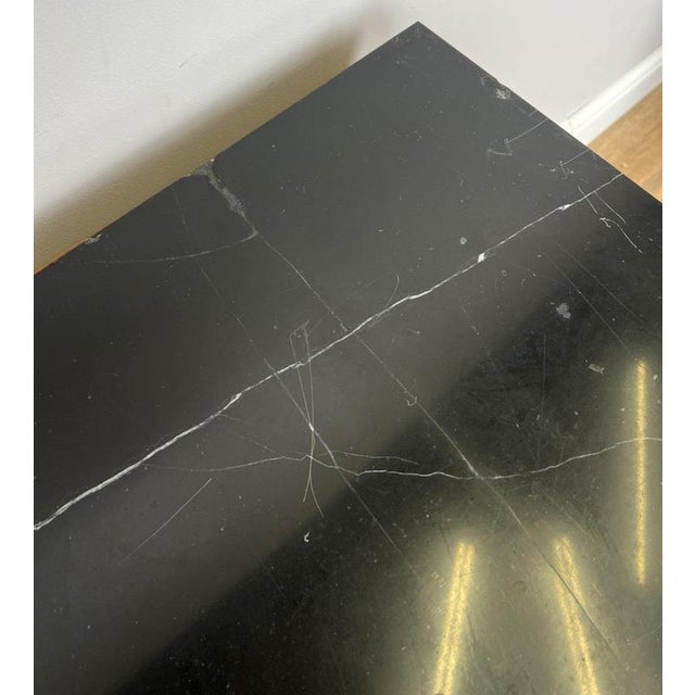 French Art Deco Bedside Tables with Marble Top, Set of 2 For Sale - Image 14 of 18