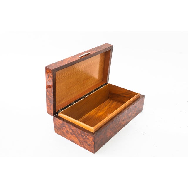 Maple Wood Cigarettes Box, Vienna, Austria, 1950s For Sale - Image 9 of 13