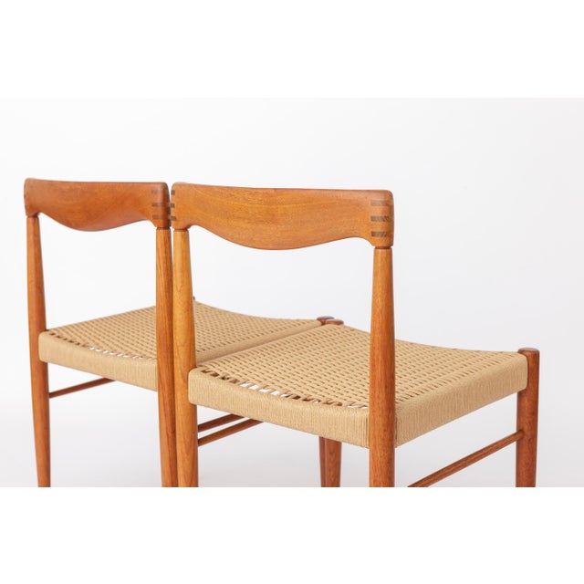 Brown Vintage Danish Teak Dining Chairs by H.W. Klein for Bramin, 1970s, Set of 4 For Sale - Image 8 of 10