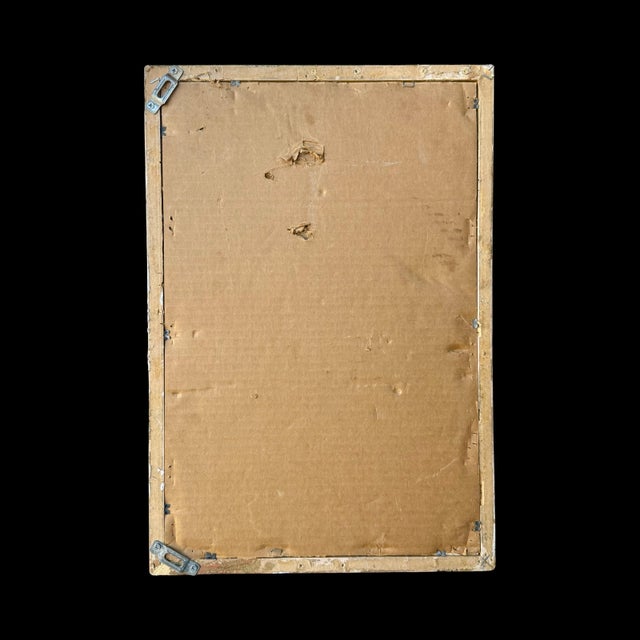 Antique Jan De Bisschop Original Etching 1668 Plate 34 Vestal Virgin Statue Dutch Golden Age, Framed For Sale - Image 9 of 9