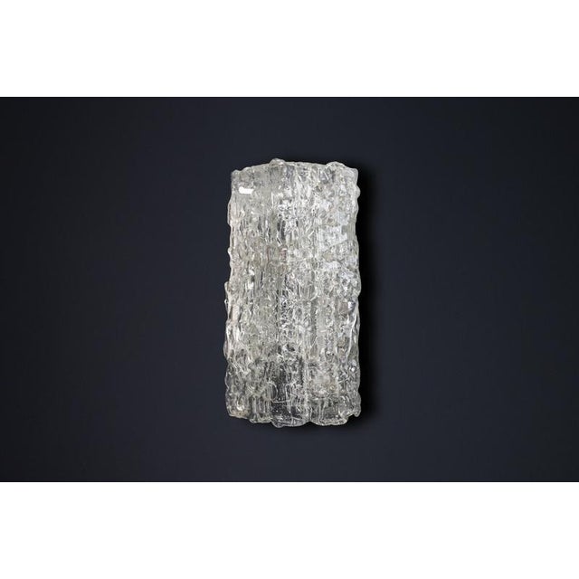 Mid-Century Large Art Glass Sconces, Austria, 1950s For Sale - Image 6 of 16