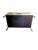 Early 20th Century Industrial Metal Trunk Chest on Stand With Patina Finish For Sale - Image 12 of 18