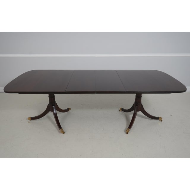 Stickley Duncan Phyfe Mahogany Dining Room Table For Sale - Image 12 of 18