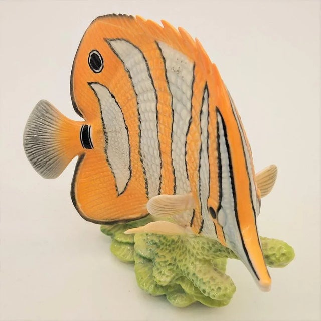 1960s Vintage Porcelain Fish FIgurine from Göbel, 1960s For Sale - Image 5 of 8