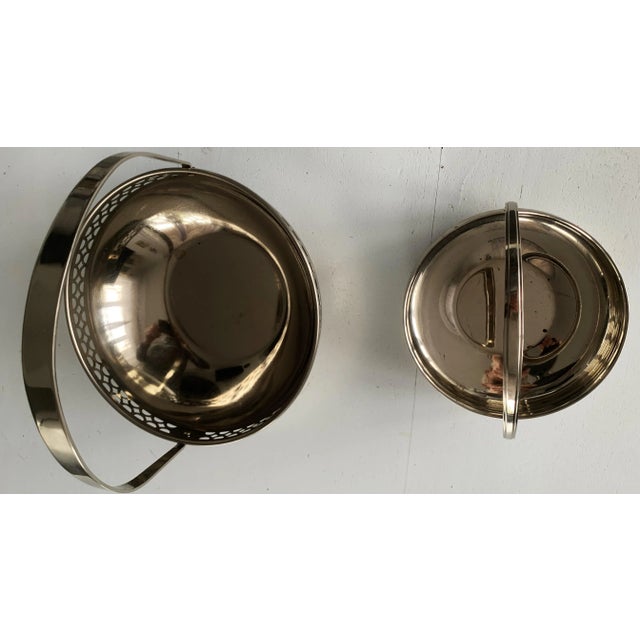 Silver Metal Bowls in Chrome from MFI, 1960s, Set of 2 For Sale - Image 8 of 13