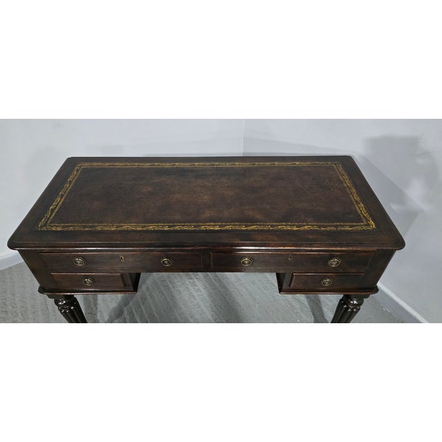 Antique Victorian Mahogany Desk, 1880 For Sale - Image 10 of 13