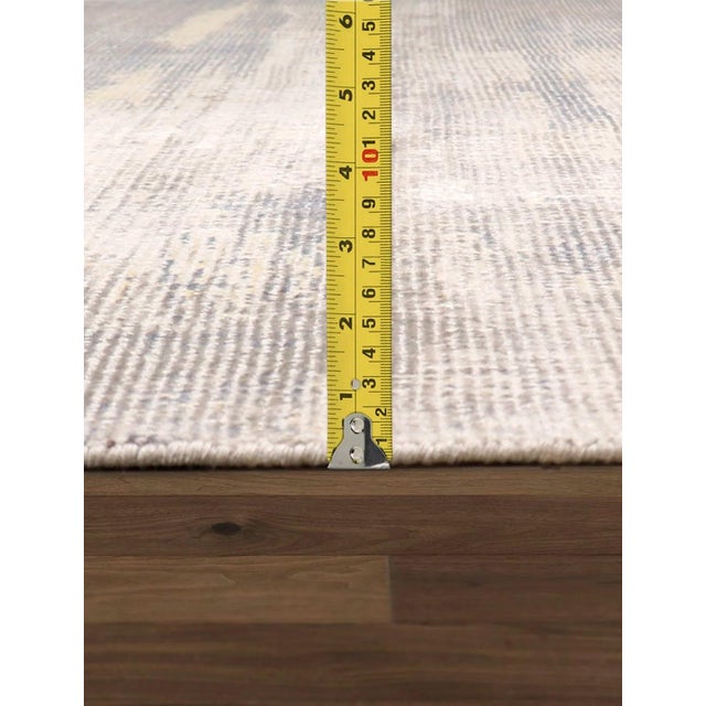 2020s Pasargad Home Modern Ivory Area Rug- 6' 0'' X 9' 0'' For Sale - Image 5 of 6