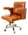 Vintage Executive Desk Chair Office in Tan Leather with Tilt Swivel Height Adjustable by Timothy Oulton for Halo For Sale