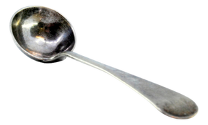 Plain Silver Sugar Spoon with Handle