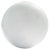 Medium Sphere Shaped Paper Weight in White Marble For Sale
