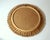 Wood Round Wicker Framed Wall Mirror For Sale - Image 7 of 7