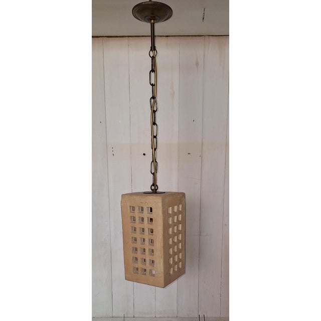 German Ceramic Ceiling Lamp, 1970s, in Very Good conditions. Designed 1970 to 1979 Up to 250V (Europe/UK Standard).The...