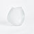 Natureinspired, this hand blown glass vase has a bulbous shape and melted edge rim detail. The frosted glass only adds to...