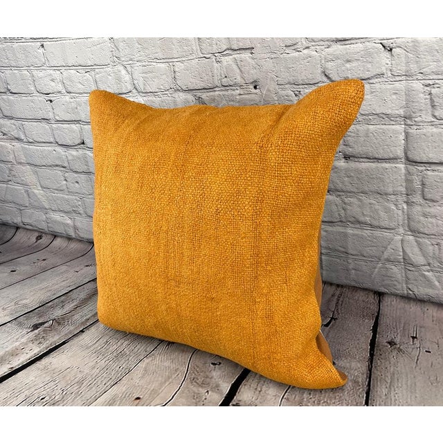 Vintage Pillow Case Turkish Hemp Pillow Decorative Hemp Pillow Dry cleaning only. PILLOW INSERT IS NOT INCLUDED