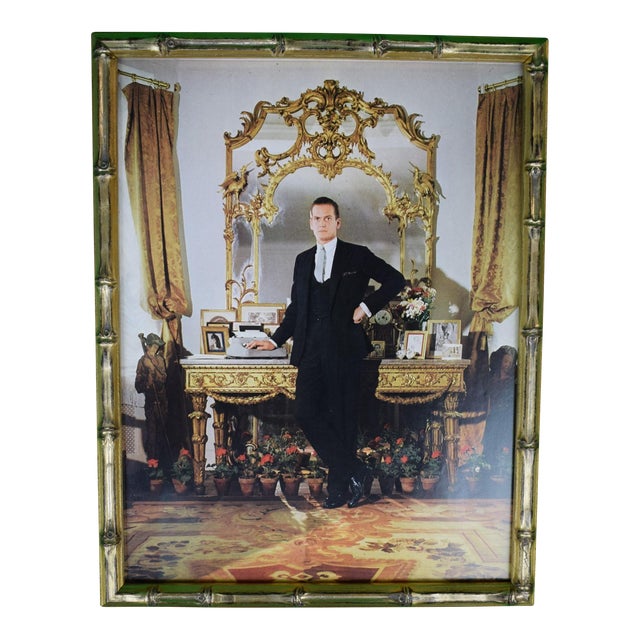 Slim Aarons Philip Van Rensselaer C1974 Framed Color Plate For Sale