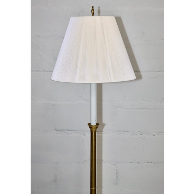 Metal 1970's Warren Kessler Brass Floor Lamp For Sale - Image 7 of 12