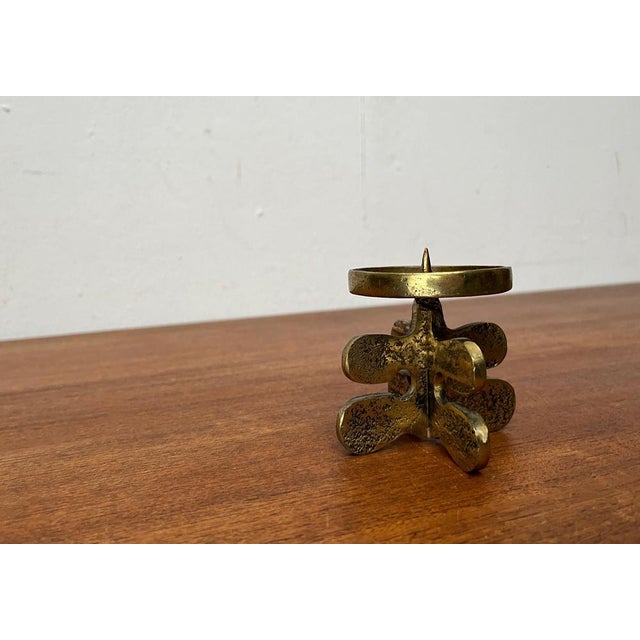 Vintage Brutalist Bronze Candleholder from Gallo, 1970s For Sale - Image 4 of 15