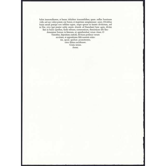 1969 Salvador Dalí Biblia Sacra Lithograph "Consummatum Est" (It Is Finished, Death of Jesus) For Sale - Image 9 of 11