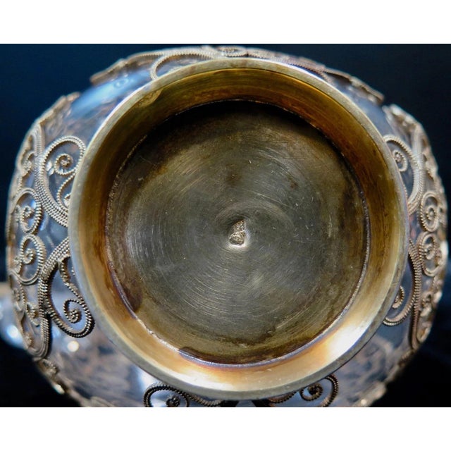 Vintage Continental Silver Cordial Set For Sale - Image 10 of 12