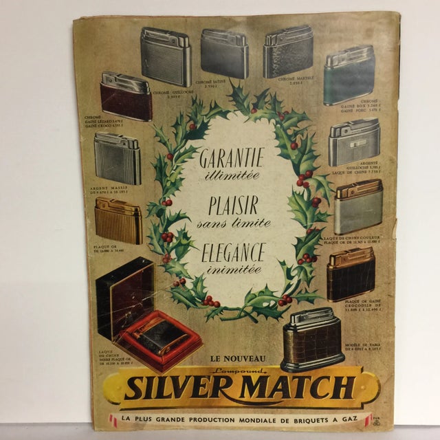 Mid-Century Modern Paris Match Magazine 1957 For Sale - Image 3 of 9
