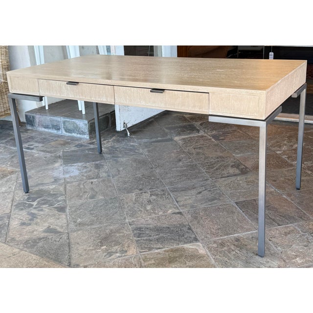 Transitional Hekman Sierra Heights Writing Desk For Sale - Image 3 of 12
