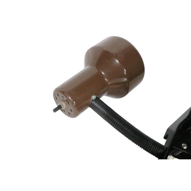 Metal Mid 20th Century Clip on Work Light For Sale - Image 7 of 9