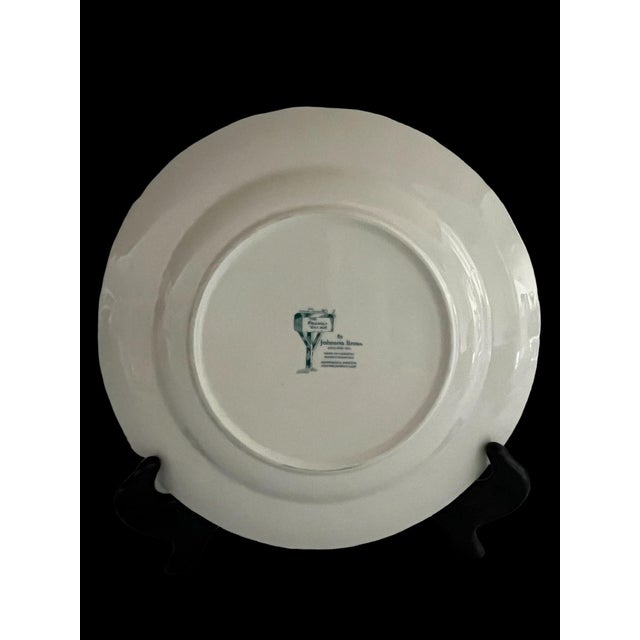 Johnson Brothers Friendly Village Schoolhouse plate. A beautiful winter scene.